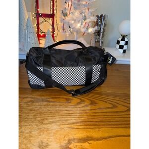 Art Class Black Checkerboard Duffle Bag Weekend Travel Carry On
